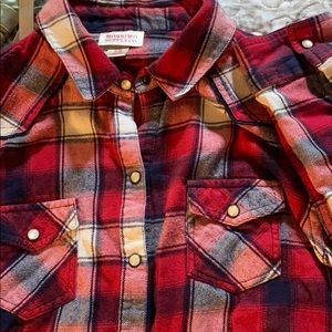 Soft Flannel Plaid Shirt